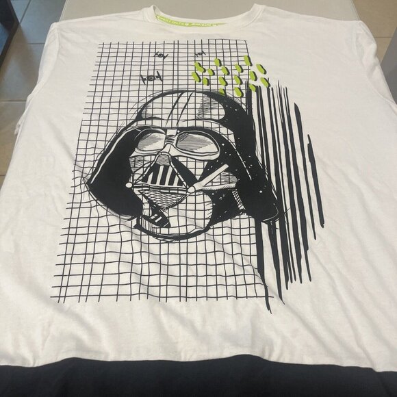 Disney Other - NEW Disney Star Wars Darth Vader T-shirt XL WHITE AND BLACK